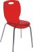Red Plastic Acylic Baby Chair