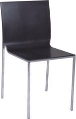 ABS Dining Chair with chromed steel legs