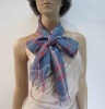 multi color acrylic woven scarf