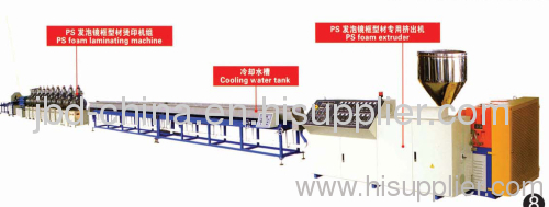 PS foamed picture frame production line
