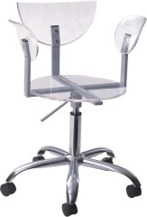 Lily Gas Lift Acrylic Chair
