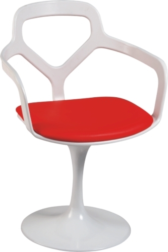 PVC Cushion Dining Armchair