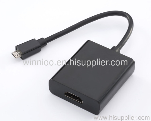 MHL adapter,micro USB to HDMI, HDTV adapter