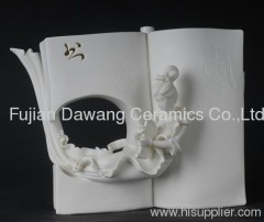 Art book porcelain sculpture