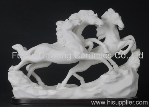 Animal Horse porcelain sculpture