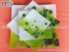 Tempered glass plate