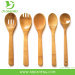 5 pcs Cooking Set Solid Wood Bamboo Spoon Fork Spatula Turner Kitchen Utensils
