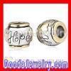 Gold Plated Silver european Hope Charms Beads Wholesale