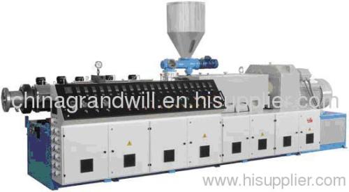 Conical and parallel Twin screw extruder