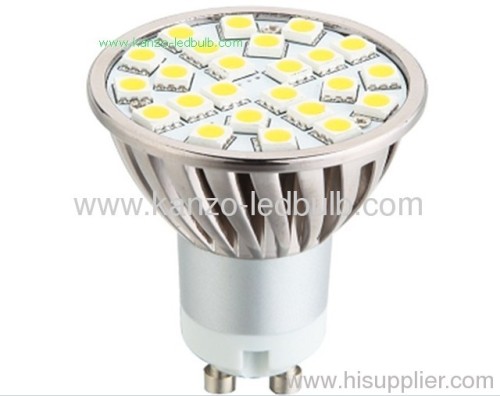 led spotlight gu10 with heat sink design