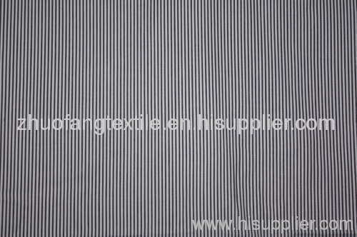 100%Cotton Yarn Dyed Vertical Bar Fabric For Garment