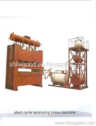 wood bending hot press machine