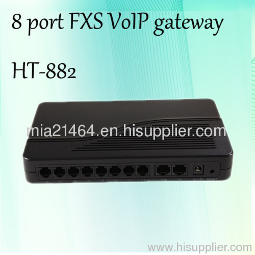 8 channel FXS VoIP gateway,ATA gateway