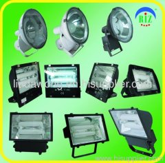 Induction flood lamp with lvd electrodeless light