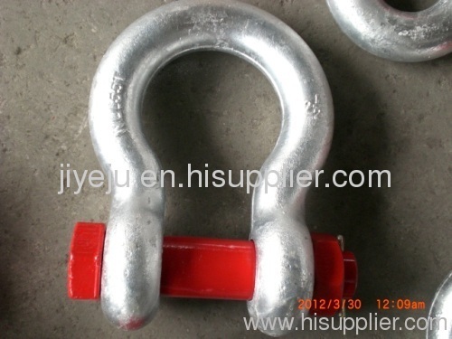 G2130 drop forged bow shackle