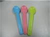 colorful disposable plastic spoons