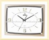 lighted wall clock glass