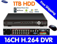 16CH Vadio Recording H.264 Standalone DVR