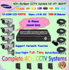 4CH Metal Design CCTV Camera System
