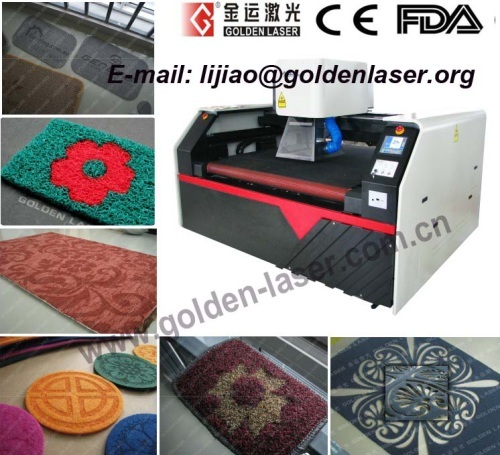 CO2 Laser Cutting Engraving Machine For Carpet Mat Rugs Blanket