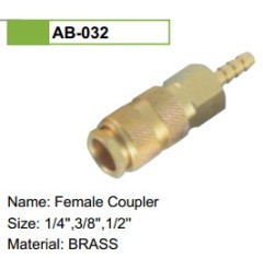 1/4'' 3/8'' 1/2'' Female Coupler