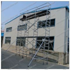 Aluminum group scaffolding