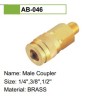 Quick Coupler brass male coupler size 1/4&quot;