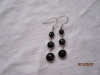 925 silver jewelry,black onyx earrings,fine jewelry,silver earrings