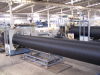 HDPE large diameter hollow wall winding pipe making machine