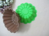 Flower shape silicone cake mould