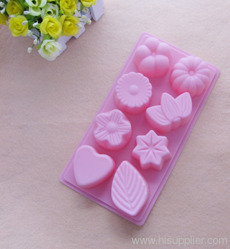 Various shape 8 holes cake mold