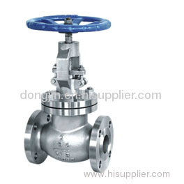 Flanged globe valve