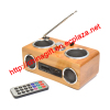 Hi-Fi Bamboo Speaker with FM