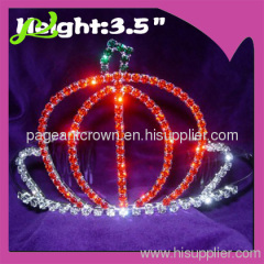 Red Pumpkin Cushaw Halloween Crowns