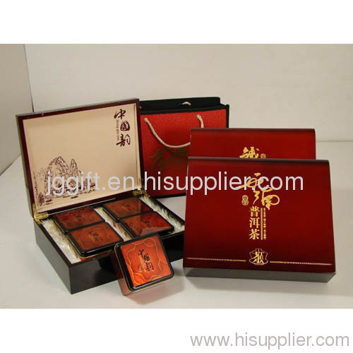 tea packaging food container wooden box