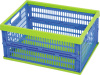 plastic folding crate