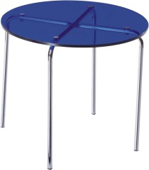 crystal blue Top Round Coffee Table