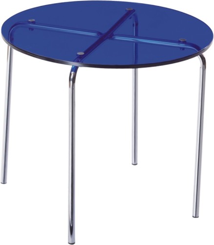 Acrylic Top Round Coffee Table