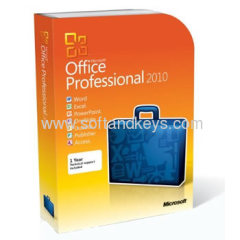 Office Professional 2010 with COA