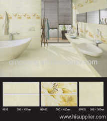 beige color 300x450mm interior wall ceramic tiles