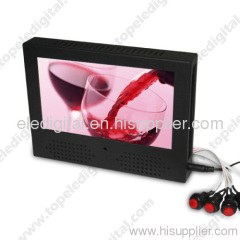7Inch POS LCD Video Advertising Display,LCD Video Monitor,Small Advertising Screen