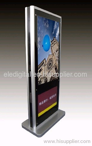 55 inch double sided vertical prtrait lcd advertising monitor,digital signage