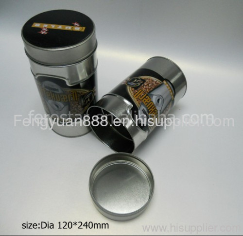 Round gift tin can