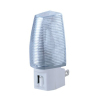 Striation transparent LED night light - UL listed night light