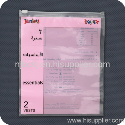 Zipper Packaging Bag Plastic Bag