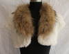 rabbit fur & raccoon fur mini coat