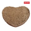 Heart Microfiber Chenille Long Coral Rug/Carpet/Mat (XQH-D017)
