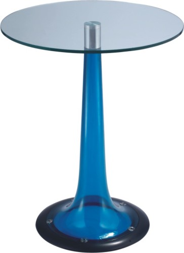 Luxury Glass Top Round Bar Table Pub Dining Furniture Tables Height