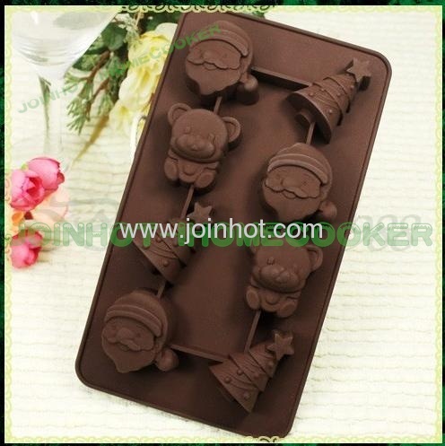 Christmas chocolate mold silicone cake pan