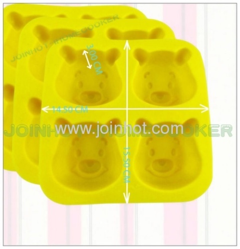 Winne the pooh silicone bakeware